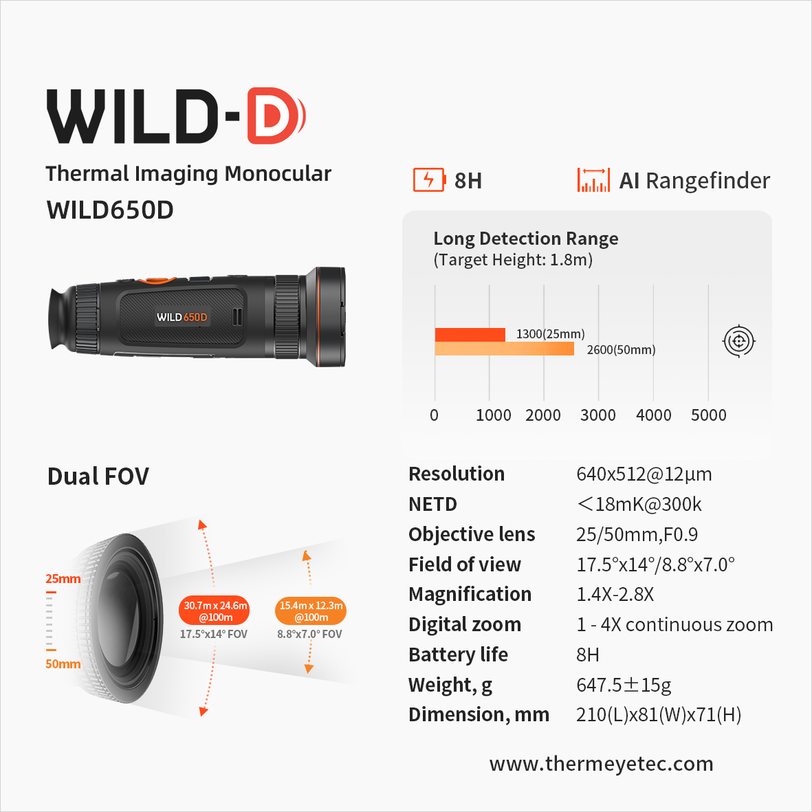 Monocolo termico WILD 650D - immagine 4
